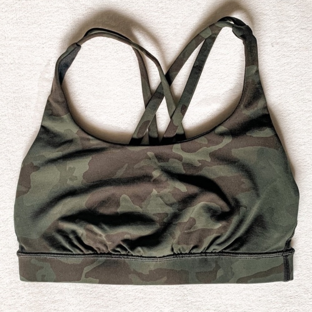 LULULEMON Camo Energy Sports Bra 4